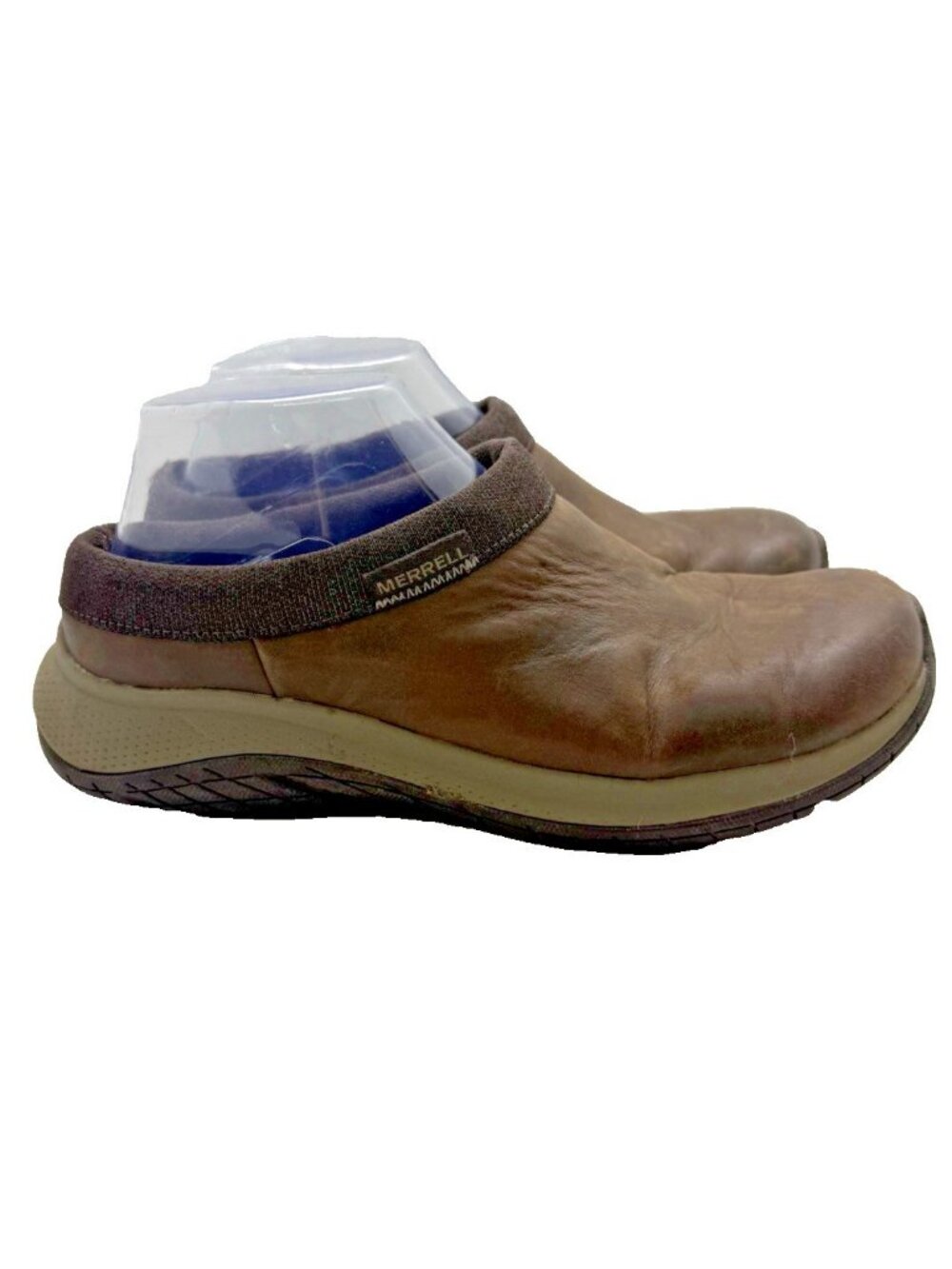 Merrell Encore Nova 5 Womens Shoes Mule Clogs Brown Leather Comfort J005516W 7.5